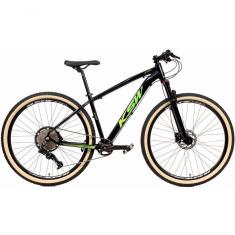 Imagem de Bicicleta Aro 29 Ksw Xlt 12v Garfo Com Trava 11-50 Preto-verde 19