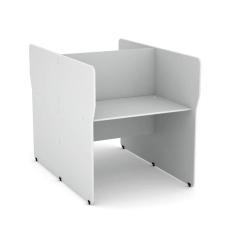 Imagem de Mesa Estação de Telemarketing ETDI Maxxi Pandin Móveis Cinza