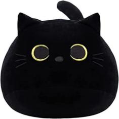 Imagem de Brinquedo de pelúcia WeBingo Black Cat de 40 cm para crianças