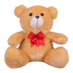 Imagem de Urso Ursinho Teddy De Pelúcia Tamanho 37cm Com Laço Cetim - Pandora Ba