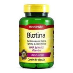 Imagem de Biotina Firmeza & Crescimento - Maxinutri - 60 Cápsulas