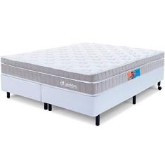 Imagem de Cama Box King com Colchão Molas Ensacadas Espuma Nasa Viscoelástica Ortopédico D33 BF Colchões