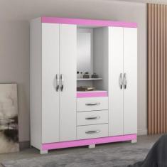 Imagem de Roupeiro Nt 5015 4P 3G Notável Moveis - Notavel Moveis