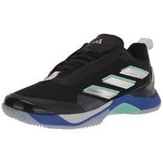 Imagem de adidas Tênis feminino Avacourt Clay, Branco/Prata Metálico/Pulse Mint, 35