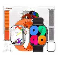 Imagem de Relógio Smartwatch W69 Ultra Series 9 Amoled Android Ios Nfc + 2 Pulse