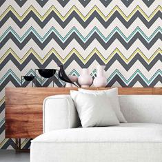 Imagem de Papel de Parede Adesivo Chevron N02045 Rolo de 0,58x3,00M