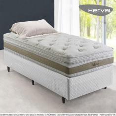 Imagem de Cama Box de Solteiro Herval Amore, Molas Ensacadas, 67x96x203 cm