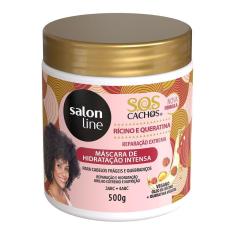 Imagem de Máscara de hidratação SOS Cachos Rícino e Queratina Da Salon Line 500g