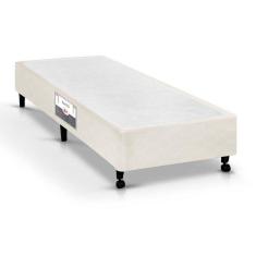 Imagem de Cama Box Base Universal Solteiro Poli Tecido Clean (78x188x27) - Castor