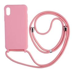Imagem de Capa de telefone com cordão de colar para Samsung Galaxy S23 S22 S21 Plus S20 Ultra Note 20 S10 S9 A52 A72 A51 A71 Capa de corrente com alça, rosa, para A52 (4G 5G)