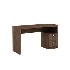 Imagem de Mesa Escritório 2 Gavetas Me4130 Nogal - Tecnomobili - Tecno Mobile
