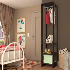 Imagem de Armário Closet Nova Mobile Slim Yes com 3 Prateleiras e Cabideiro