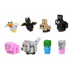 Imagem de Boneco Blocos De Montar Coleção Minecraft Baby Zombie - Mega Block Toy