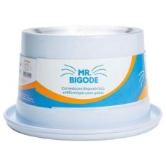 Imagem de Comedouro Ergonômico Alumínio Para Gatos Mr. Bigode 250ml - Portão Nf