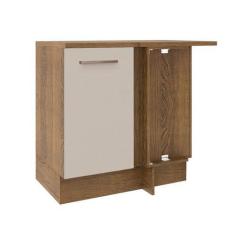 Imagem de Balcão de Canto 1 Porta Rustic/crema Agata Madesa