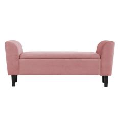 Imagem de Recamier Bau Malibu 1,40m Suede Rose - Inova Decor