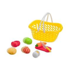 Imagem de Cestinha De Legumes Creative Fun Multikids Br1113 - Amarelo