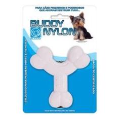Imagem de Mordedor Buddy Toys Ossinho Branco p/ Cães Pequenos