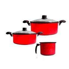 Imagem de Conjunto De Panelas Esmaltadas Caneco  Sem Tampa