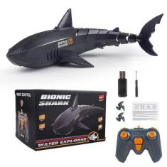 Imagem de Brinquedo Elétrico Submarino De Tubarão Com Controle Remoto Recarregáv