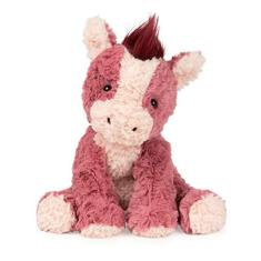 Imagem de GUND Cozys Collection Cavalo de pelúcia de pelúcia para idades de 1 e acima, Rosa / Vermelho, 10 "