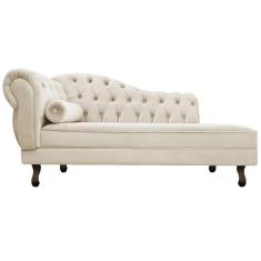 Imagem de Diva Recamier Diana 130Cm Lado Direito Suede Bege