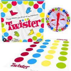 Imagem de Jogo De Tabuleiro Twister Original Com Tapete E Roleta - Hasbro