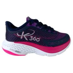 Imagem de Tenis Infantil Juvenil Feminino Kidy K360 Super Leve