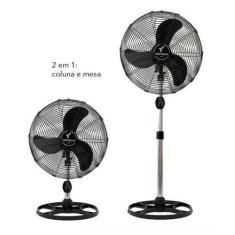 Imagem de Ventilador De Mesa / Coluna 50cm Venti50cp Preto Com Grade Pintura Epó