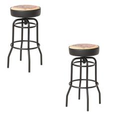 Imagem de Kit 2 Banquetas Texas Estampa Carro