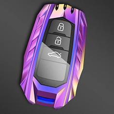 Imagem de TPHJRM Porta-chaves do carro Capa de liga de zinco inteligente, adequada para Toyota Prius Camry Corolla CHR RAV4 Prado 2018, Porta-chaves do carro ABS Smart Car Key Fob