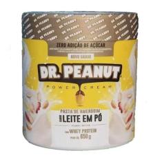 Imagem de Pasta De Amendoim - 650G Leite Em Pó Com Whey Isolado - Dr. Peanut - D