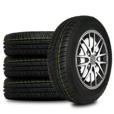 Imagem de Kit 4 Pneus 185/65R14 Remoldado 