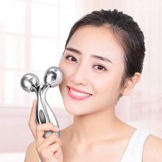 Imagem de Aparelho Massageador Facial 3D PRATA G - MARKELK