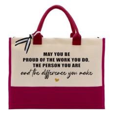 Imagem de Bolsa de lona, sacola de lona de algodão, presente de aposentadoria, presente de agradecimento aos funcionários, sacolas de lona para mulheres, bolsa feminina de fim de semana, sacolas de supermercado