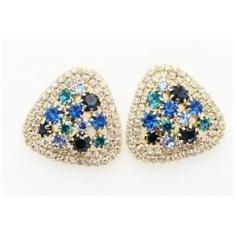 Imagem de Brinco Pedras Folheado a Ouro 18k Com Zirconias
