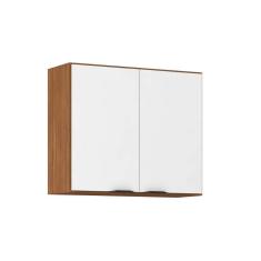 Imagem de Armário Aéreo P/ Cozinha Firenze 2 Portas 80cm Amendola/branco - Demóbile