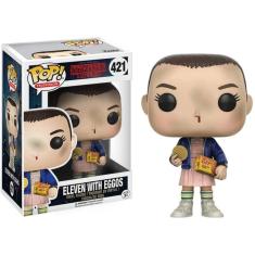 Imagem de Funko Pop Stranger Things Eleven com Eggos Vinyl Figure , Estilos Podem Variar - Com/Sem Peruca Loira