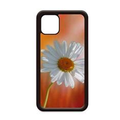 Imagem de Capa laranja e branca escura lindas flores para iPhone 11 Pro Max para Apple Mobile Case Shell