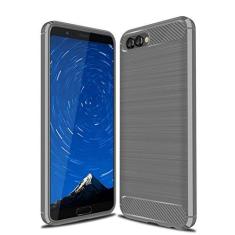Imagem de Capa para Huawei Honor V10, capa de material de fibra de carbono, macia, antiderrapante, antiimpressões digitais, capa totalmente protetora para Huawei Honor V10