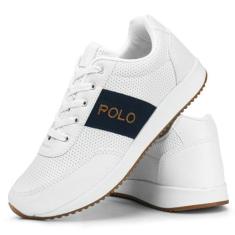 Imagem de Tênis Masculino Sapatênis Casual - MKSHOES, Branco, 39