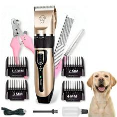 Imagem de Máquina de Tosa Profissional para Pets  Cortador Silencioso de Alta Po