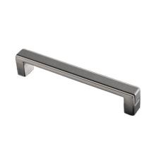 Imagem de Maçanetas e puxadores de porta de armário de cozinha, liga de zinco cinza cobre, puxadores de gaveta ocultos, maçaneta de porta de móveis, cinza 915 de níquel 128mm