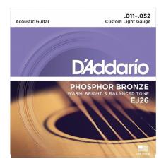 Imagem de Encordoamento DAddario EJ26 violão 011 aço phosphor bronze