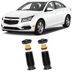 Imagem de Par Kit Batente Chevrolet Cruze Dianteiro 2011 Até 2017 Impacto