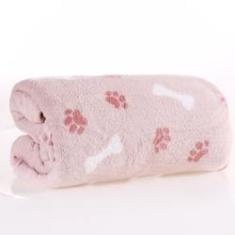 Imagem de Manta Cobertor Pet 1,20M X 1,50M Microfibra Plush  Blush - Meu Pet