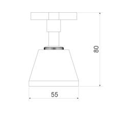 Imagem de Acabamento para Registro Meber C 22 1/2" 3/4" e 1" Cromado