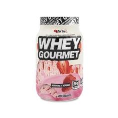 Imagem de Whey Gourmet Concentrado Hidrolisado Isolado 907G - Morango - Trr Comp