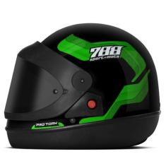 Imagem de Capacete Fechado Integral Sport Moto 788 Pro Tork Automático Viseira F