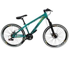 Imagem de Bicicleta Vikingx Tuff 30 Freeride Aluminio Aro 26 Freio a Disco 24v C